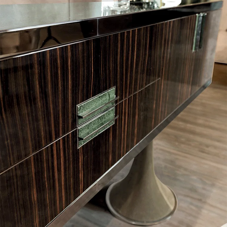 
Wall side cabinet flower stand with storage space beautiful living room furniture hotel lobby 