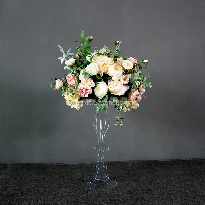 2019 новейшая Свадебная декорация, центральный столик, акриловая подставка для цветов для украшения событий, оформления отеля и домашнего декора