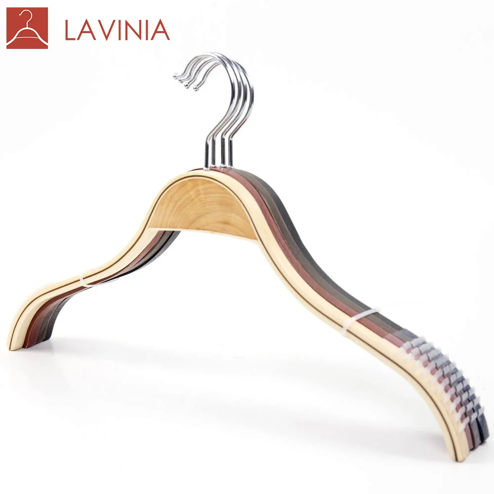 LAVINIA LL4012 популярные бытовые Нескользящие деревянные вешалка yiwu