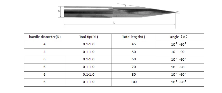 MTST 4mm Double edged straight flute  bits cnc engraver engraving tool Tungsten Cobalt Alloy milling cutter carving wood tool