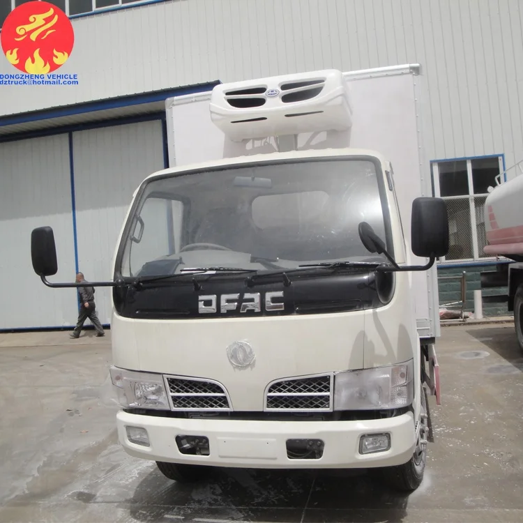 3-5ton RHD freezer van truck, refrigerated box truck, dongfeng freezer van for sale