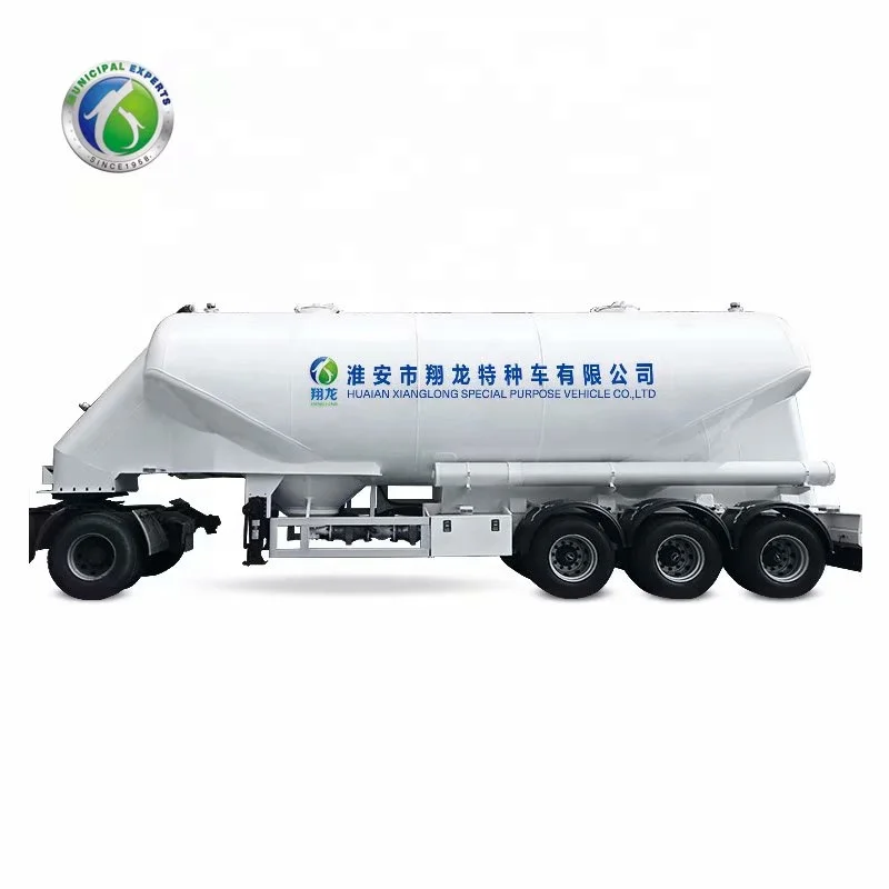 3 Axles v Shape Bulk Cement Tanker for Sale
