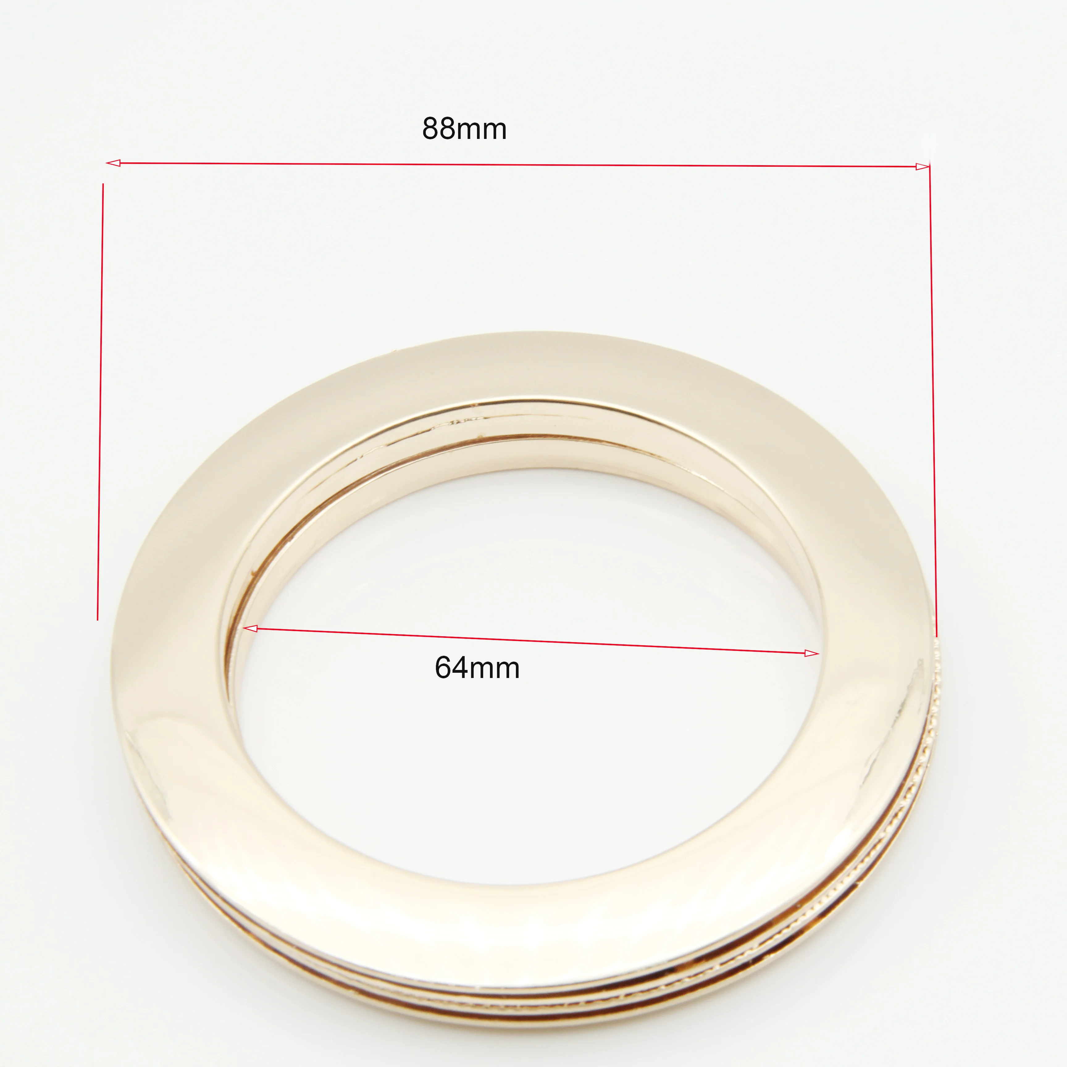 Round Shape Rings Women Bag Hardware Accessories Metal Luggage Parts For Women Bags
