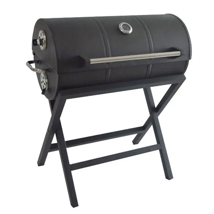 Garden Smoker Large Folding Oil Drum Barrel BBQ