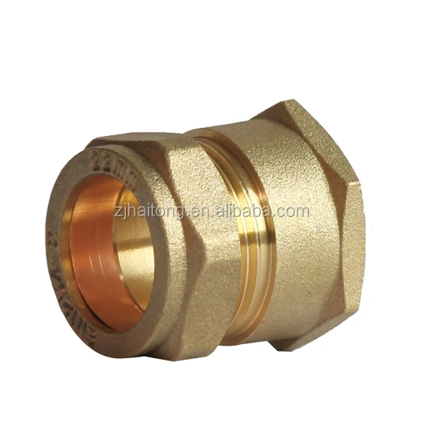 Муфта 15 мм латунный Компрессионный фитинг