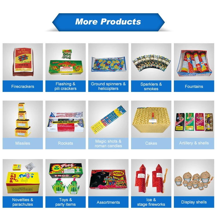 Outdoor Playground Toys Gifts Pyrotechnics 1.4G Chinese Fireworks