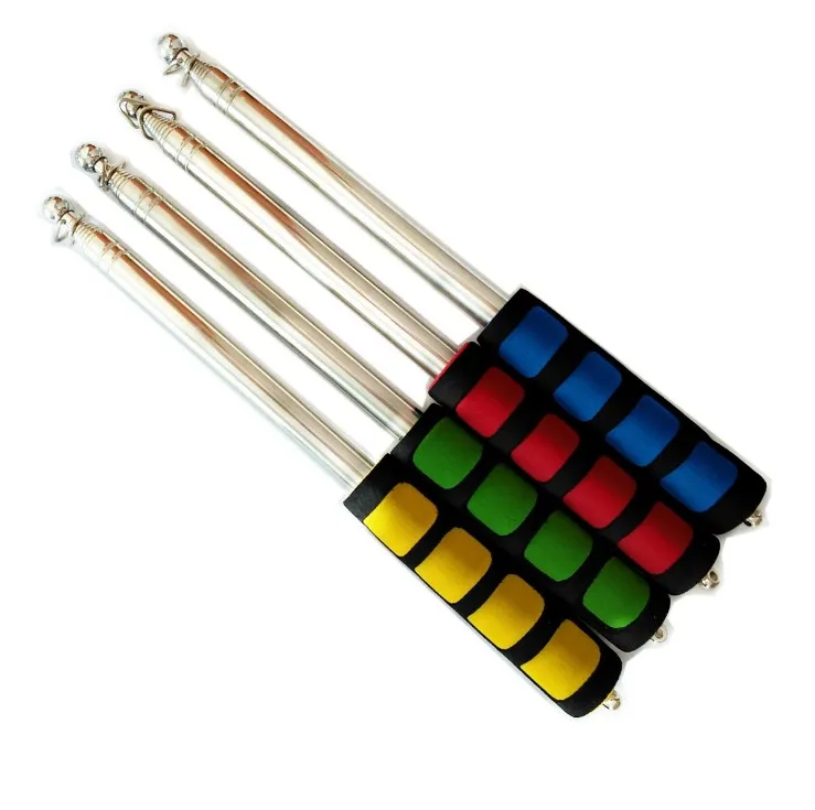 Мини телескопические ручные флагштоки для туристического гида выдвижной флагшток