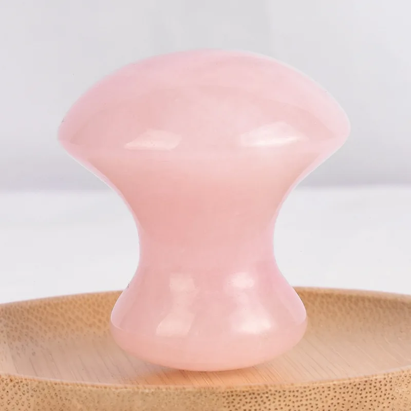 
2019 amazon butterfly gua sha tool, natural pink quartz butterfly jade guasha for body face massage 