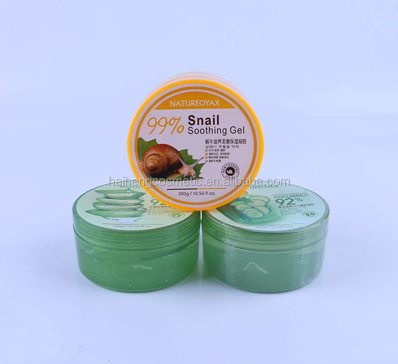 
300g OEM OBM ODM cucumber snail aloe vera soothing face gel 