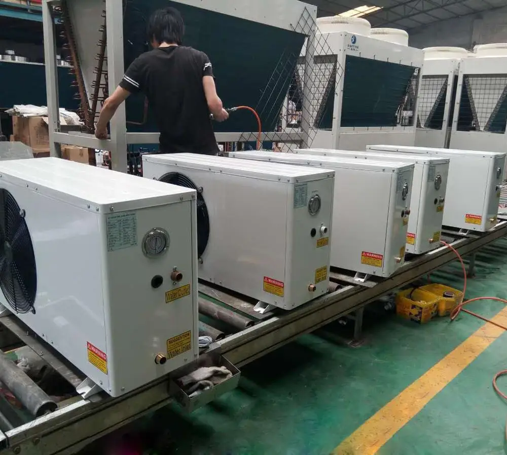 КВт воздушный тепловой насос раздельного типа, нагреватель воздуха в воду, мини раздельные тепловые насосы