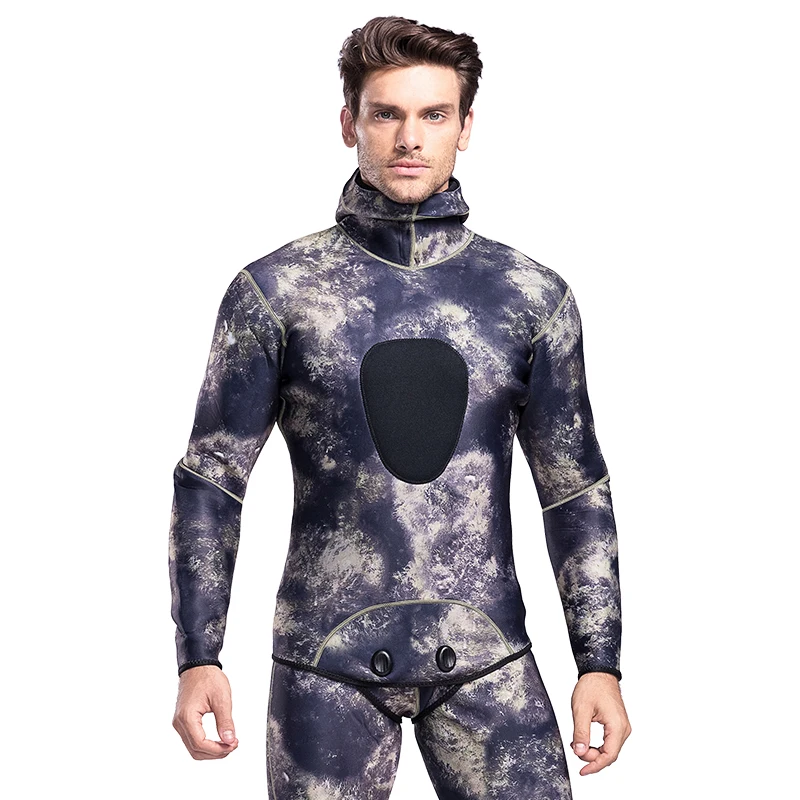 Wholesale custom made 3mm neoprene men fullbody lifurious surfing spearfishing wetsuits
