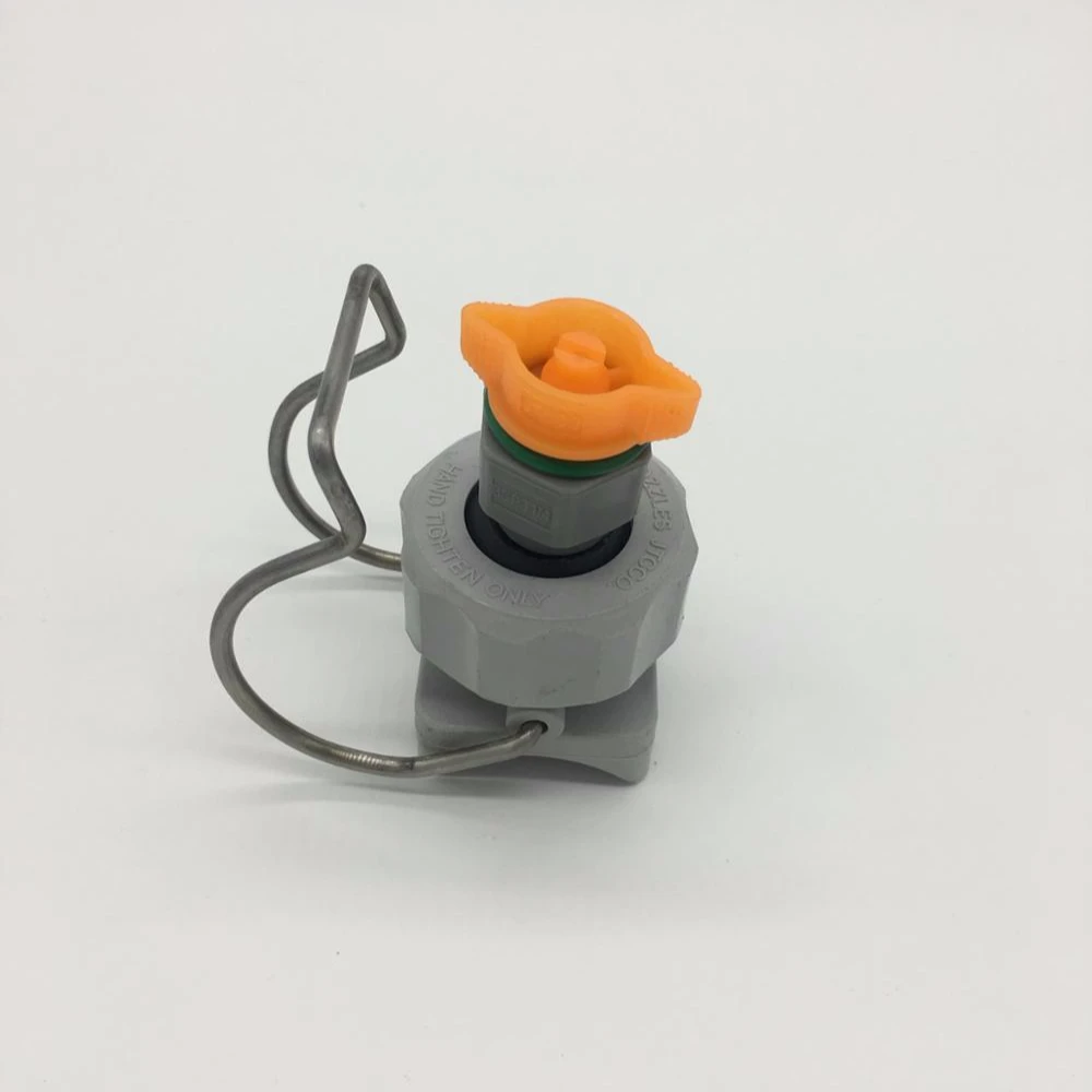 Пластиковая насадка для быстрой очистки с регулируемым полным конусом предварительной линии распыления покрытия.