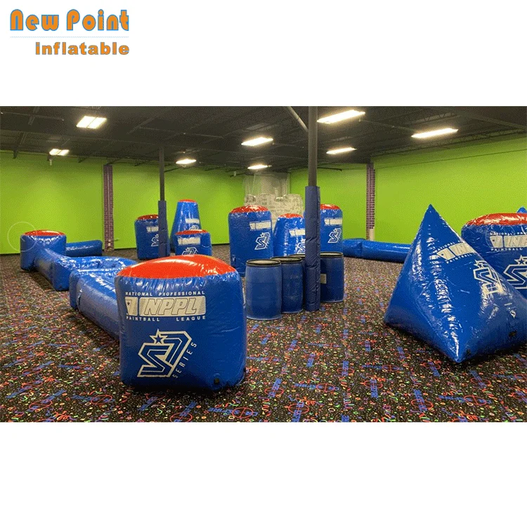 Guangzhou customized bunker field inflatable paintball arena for adults