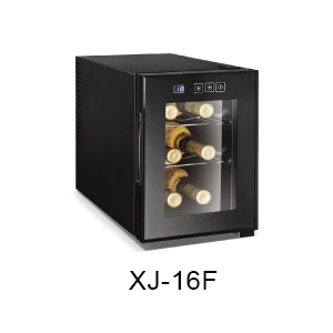 Home Appliances Semi-conductor Mini Wine Cooler Cellar / Wine Display Fridge with Glass Door