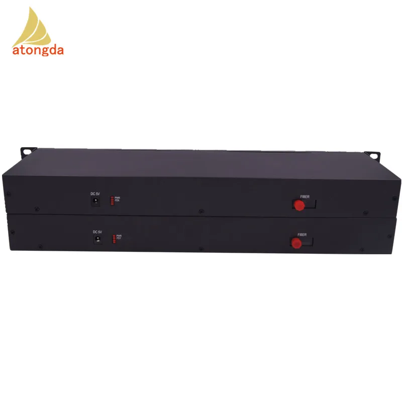 64port pcm multiplexer Telephone  phone line to fiber optic transmitter system