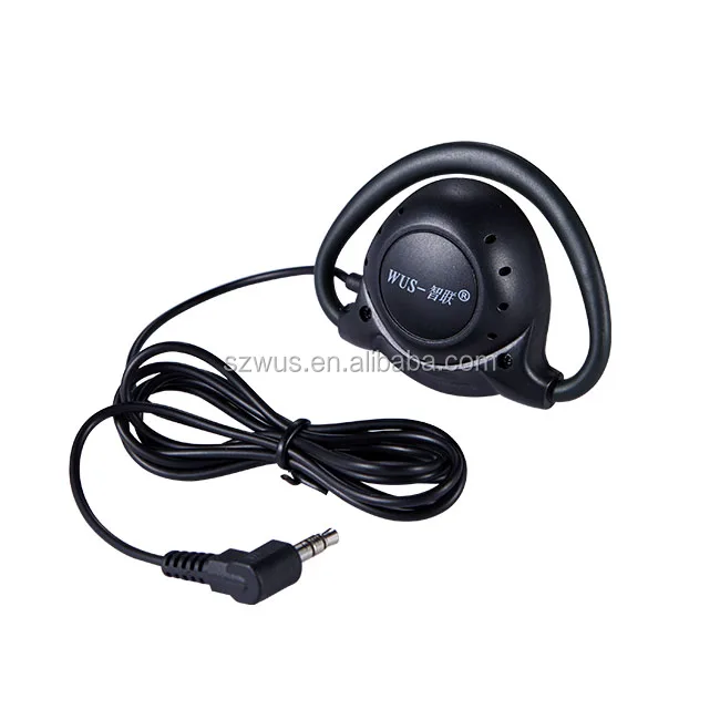 
Customizable Channel UHF 2 A Batteries Powered Professional Museum Audio Guide Equipment with Earpiece Listening Device 