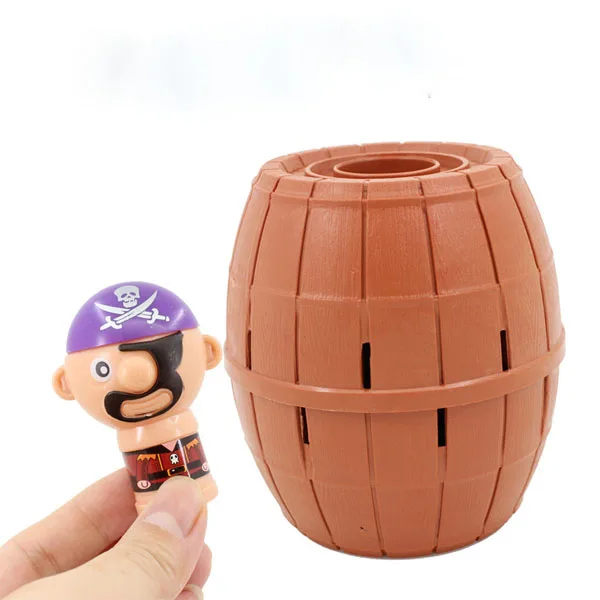 
Novelty Kids Plastic Funny Lucky Party Pirate Barrel Game Prank Toys Child 