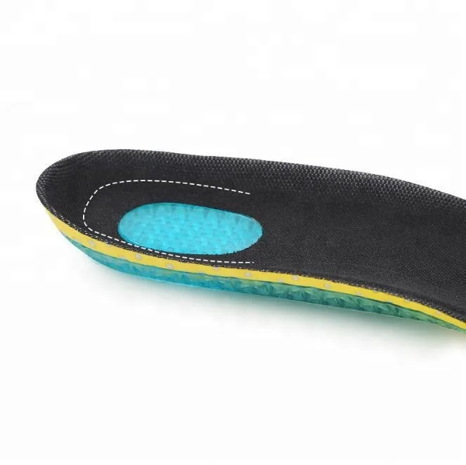 Hot Selling High Arch Orthotics Shock Absorption Plantar Fasciitis Feet Pain Relief Sports Insoles