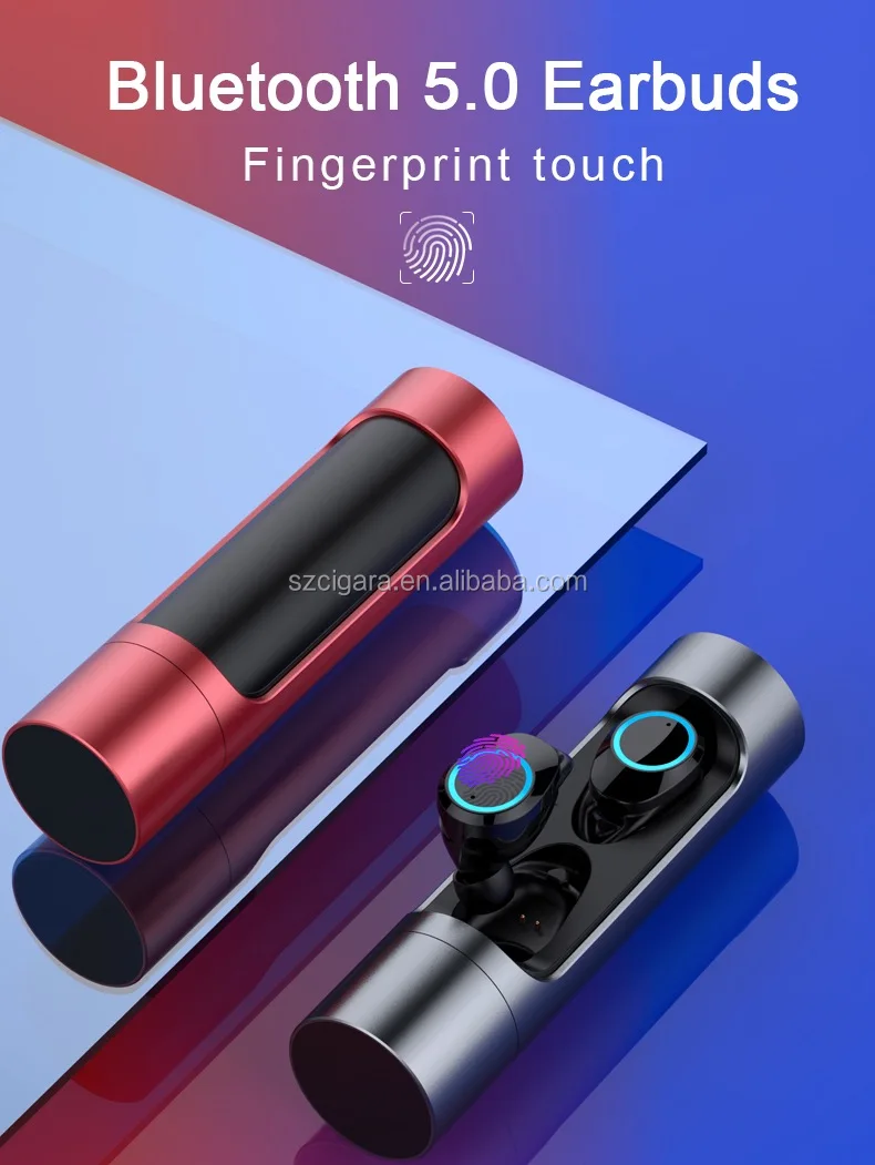 
2021 newest model 5.0 TWS earbuds IPX7 with zinc capsule charging box amazon wish ebay hot selling earphone 