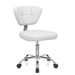 funky design PU seat height back salon shop stool