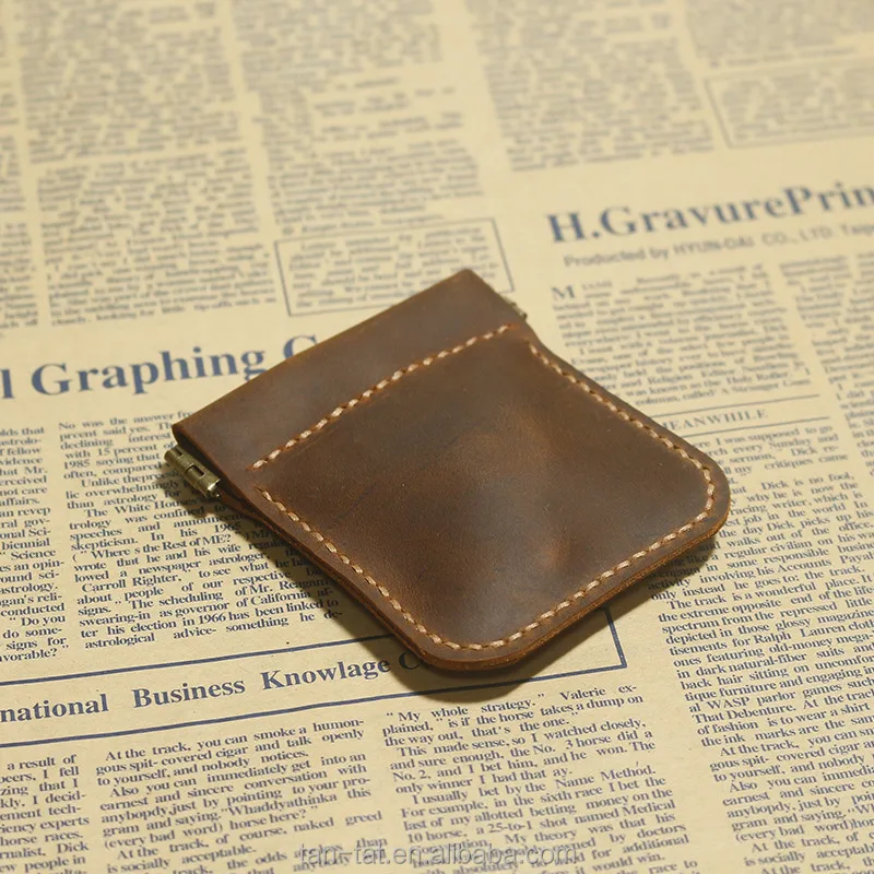 Cow Leather Tri Spinner Fidget Hand Toy Case