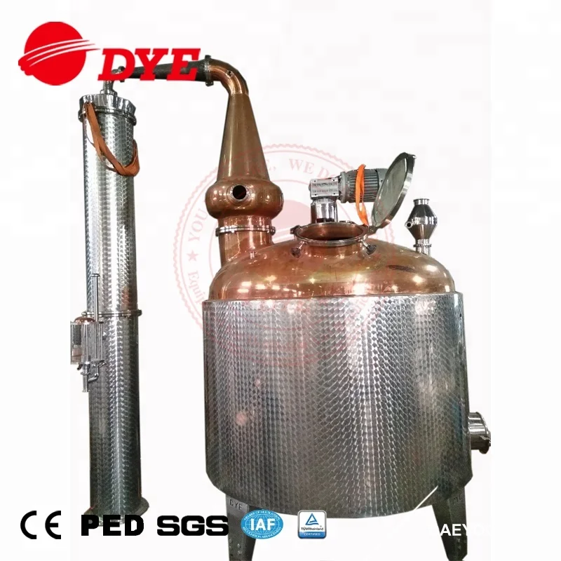 600gallon alembic copper still whisky distillery Pot Still whiskey distillation equipment for sale