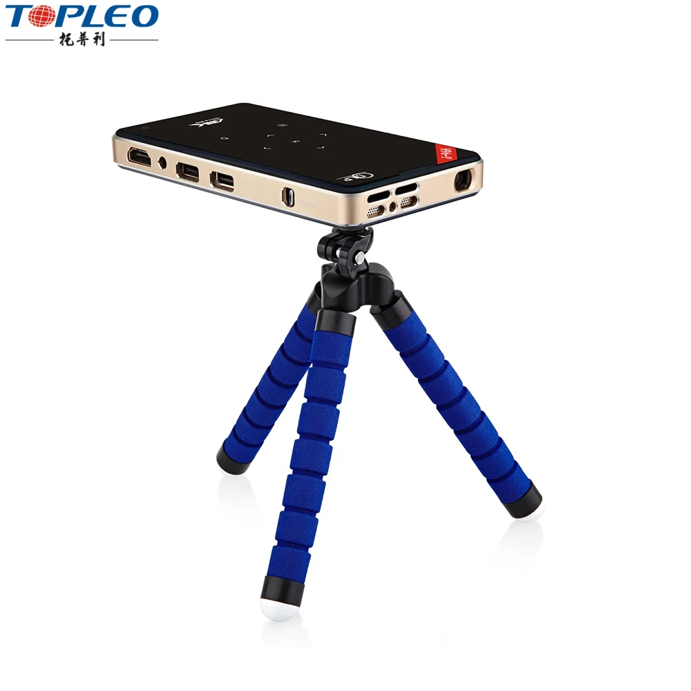 DLP color rich and realistic Android 5.1 S905 4K portable projector Support keystone correction