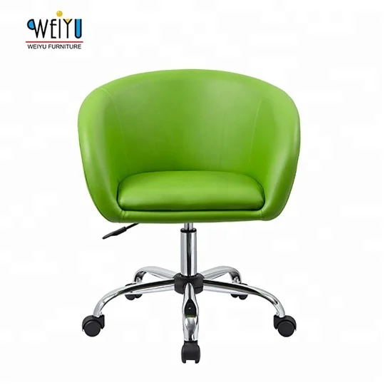 Современный стул для салона, офисное кресло с колесами, домашний круглый поворотный стул с акцентом, стеганый регулируемый стул для гостиной, паба, бара из искусственной кожи