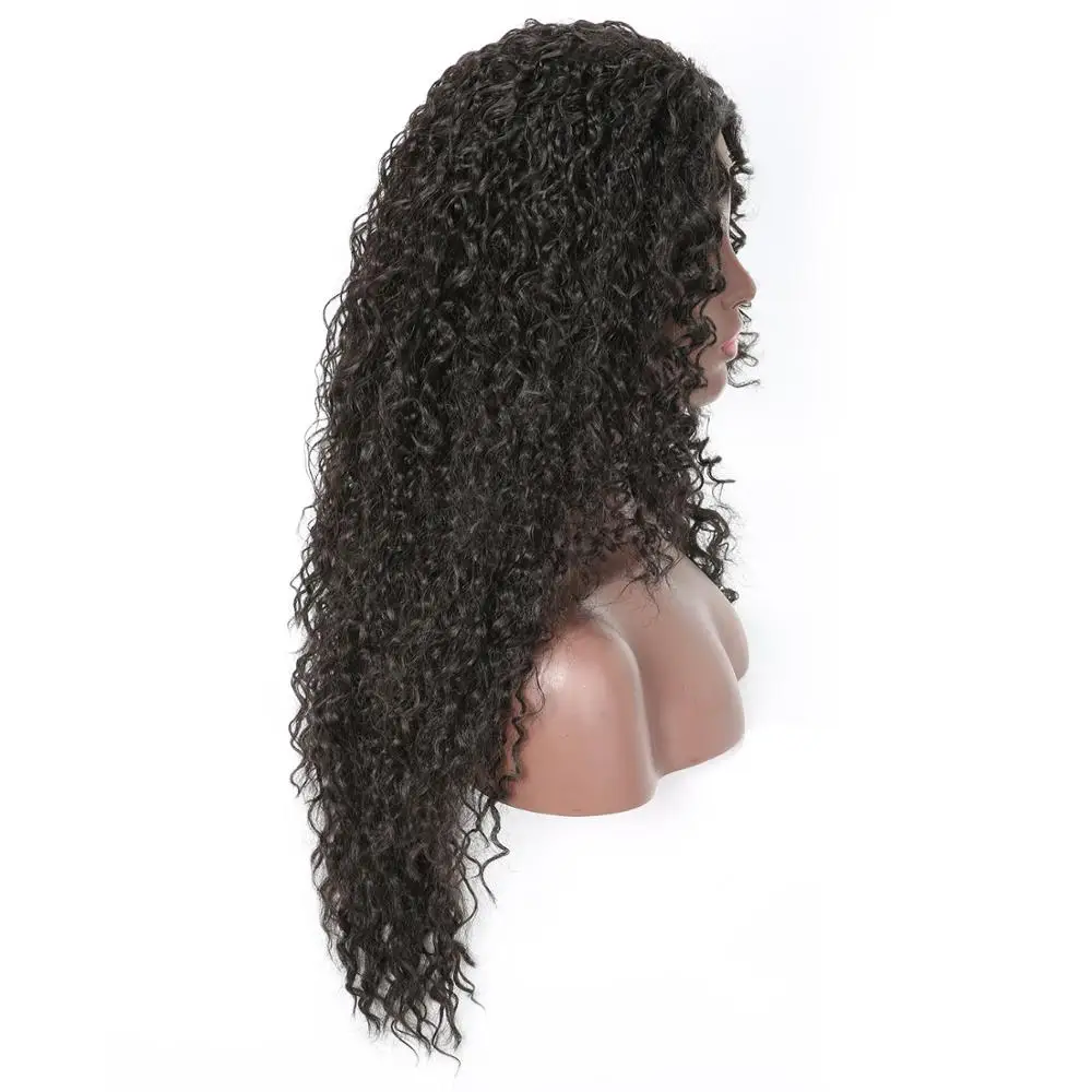 long hair wig front lace  wig best hair no tangle no shedding synthetic fiber wig
