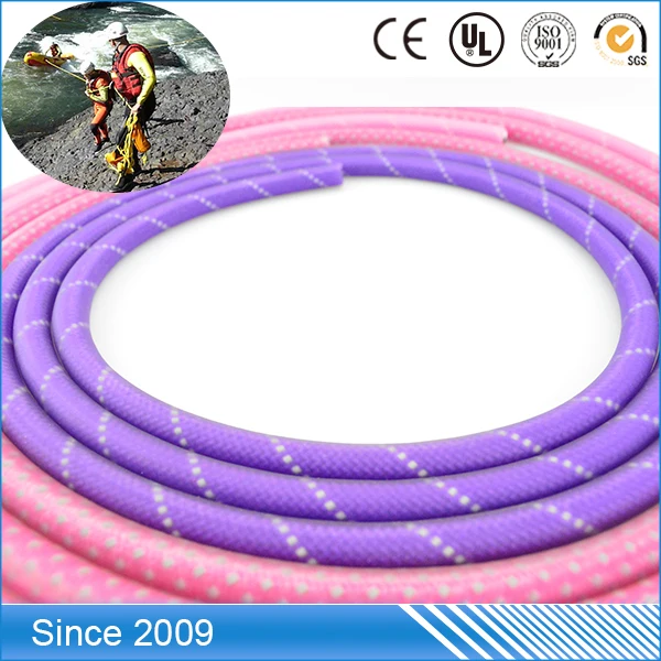 Производитель многоцветный пользовательские веревку с пвх покрытием, TPE покрытием Терилен ткани, веревки