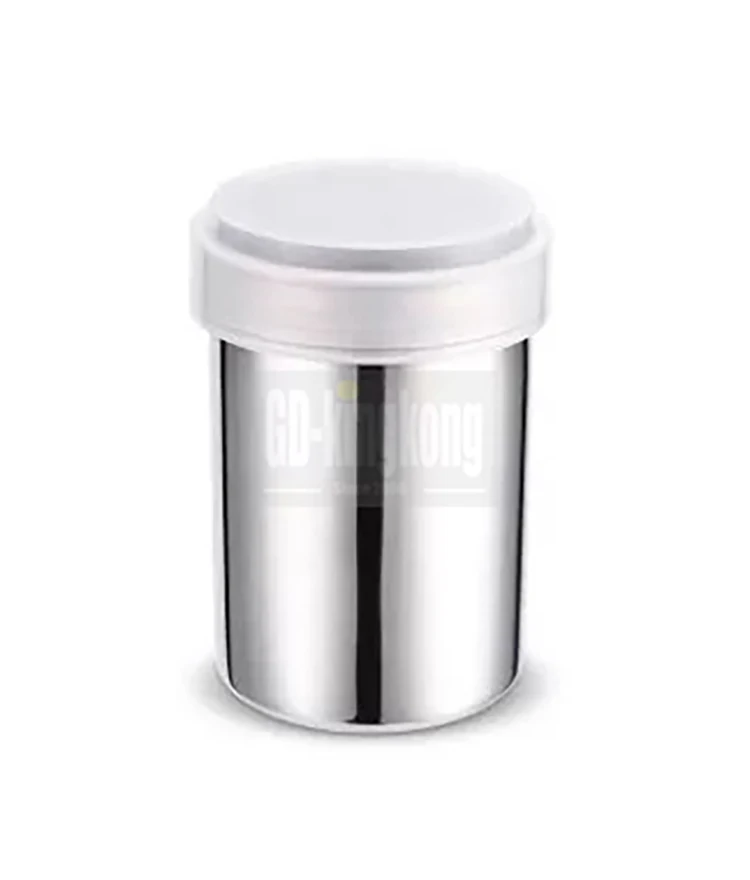 Stainless steel powder bottles sprinkle extinguishers tank gauze bucket cocoa cinnamon dusting cans for latte art Barista