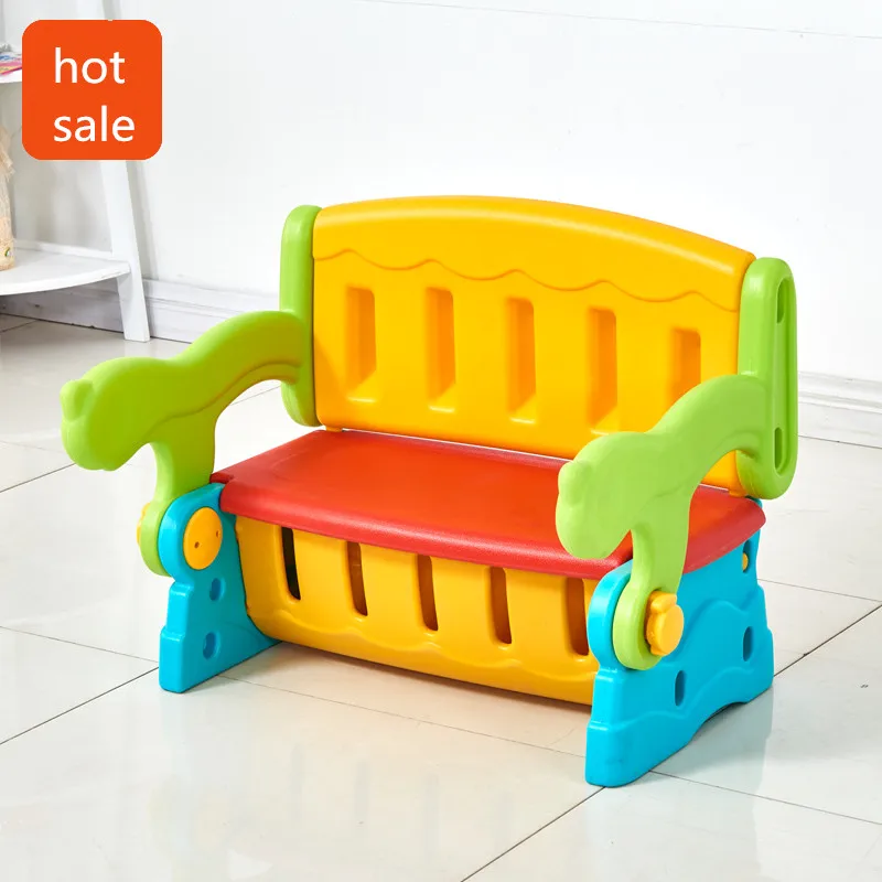 Kids Cabinets Toy Organizer double use storage bench table children plastic table