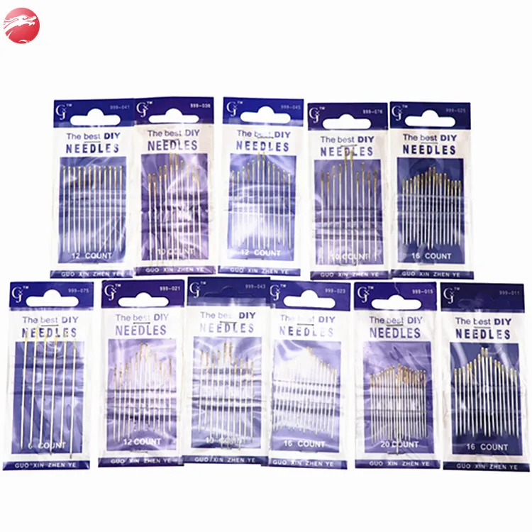 
Customized hand sewing snag repairing assorted needles nickel free sewing needle 