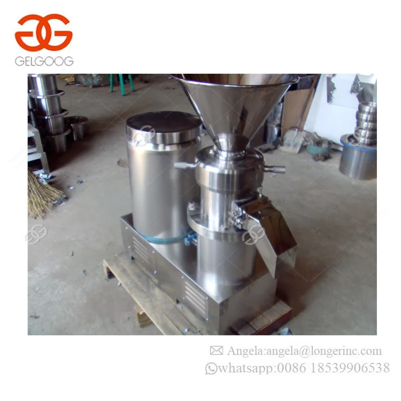 High Definition Fruit Jam Chili Paste Cocoa Peanut Butter Making Machinery Colloid Mill Chicken Bone Paste Grinder Machine