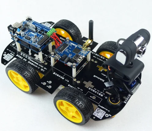 4WD WiFi Robot Car with HD camera(Digital WiFi) Smart Car Programmable Robot Wireless Remote Control Monitoring