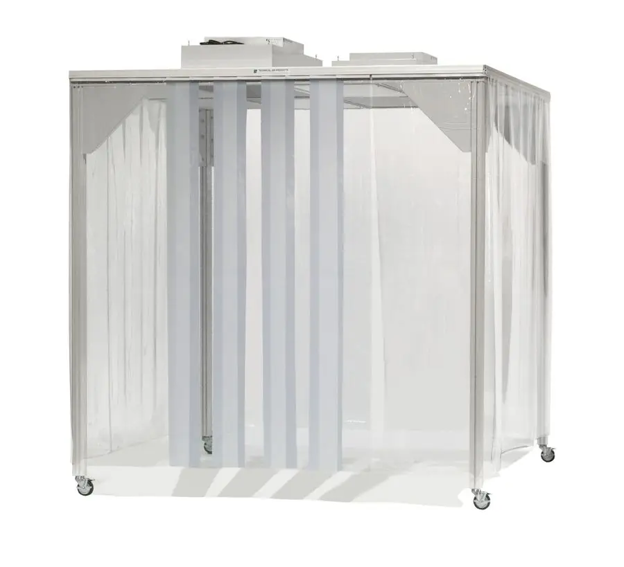 Портативная Пылезащитная чистая комната, модульная мягкая стена, чистая комната