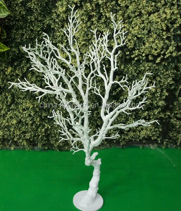 white dry wood branch coral/cheap artificial coral trees/natural white dry coral three branches