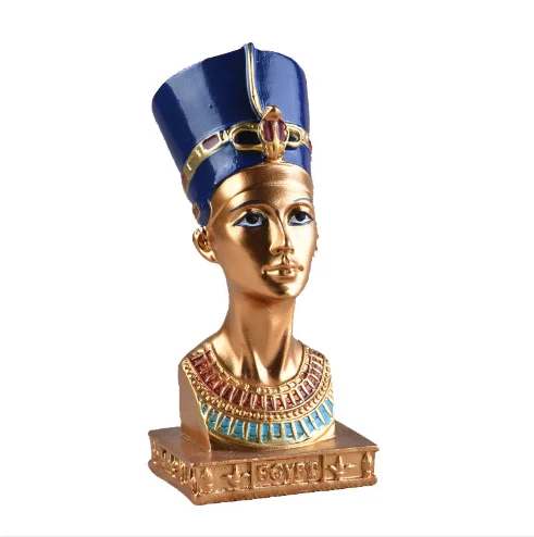 Creative Tourist Souvenir Egyptian Queen Statue Travelling Souvenir Famous Egyptian Queen Figurine in Resin Crafts
