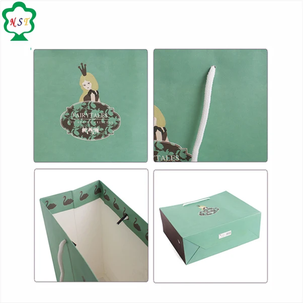 High end wholesale custom logo printed clothes wine jewelry watch baby products shopping gift paper bag with handle