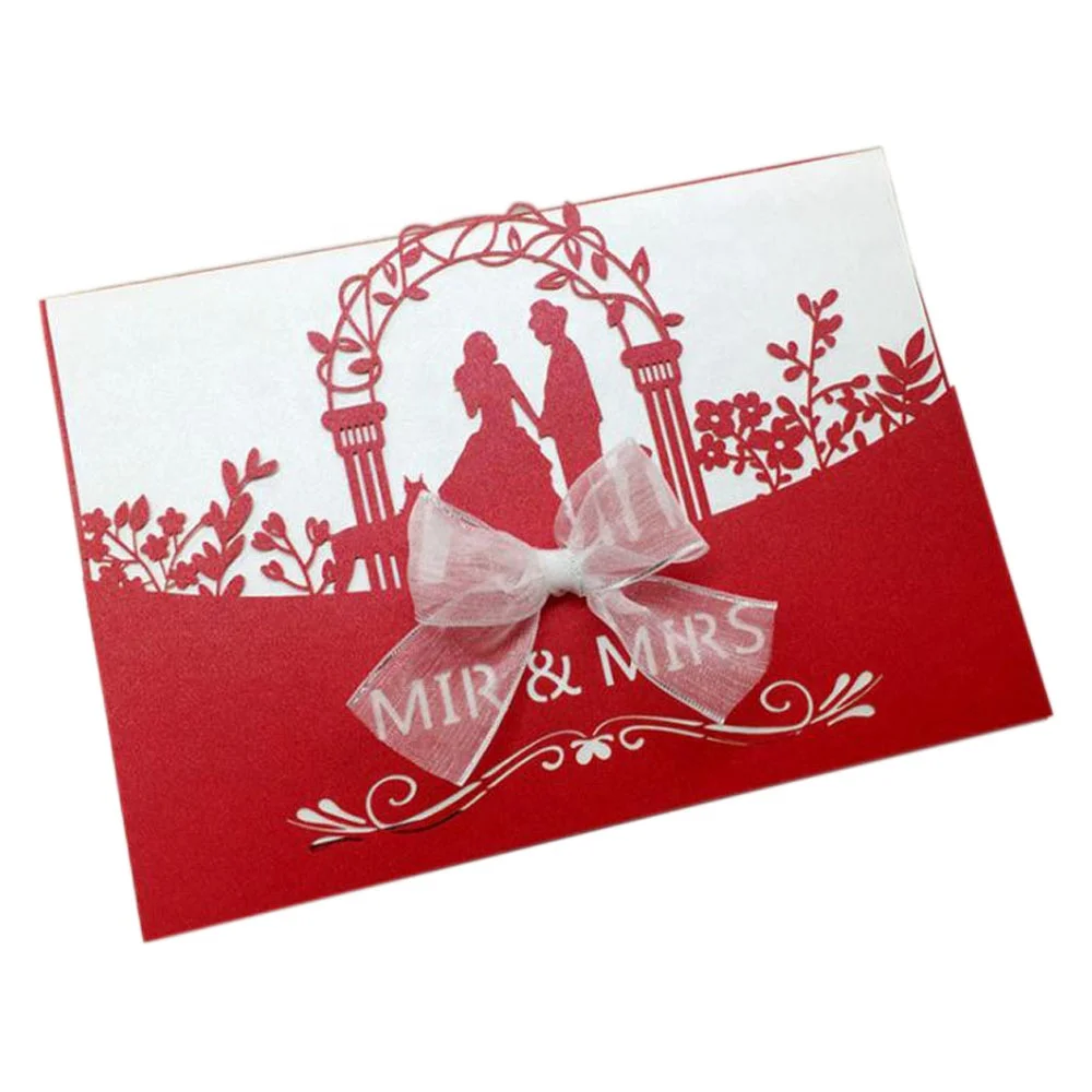 Paper Material and Paper Cutting Product Type wedding invitation cards designs
