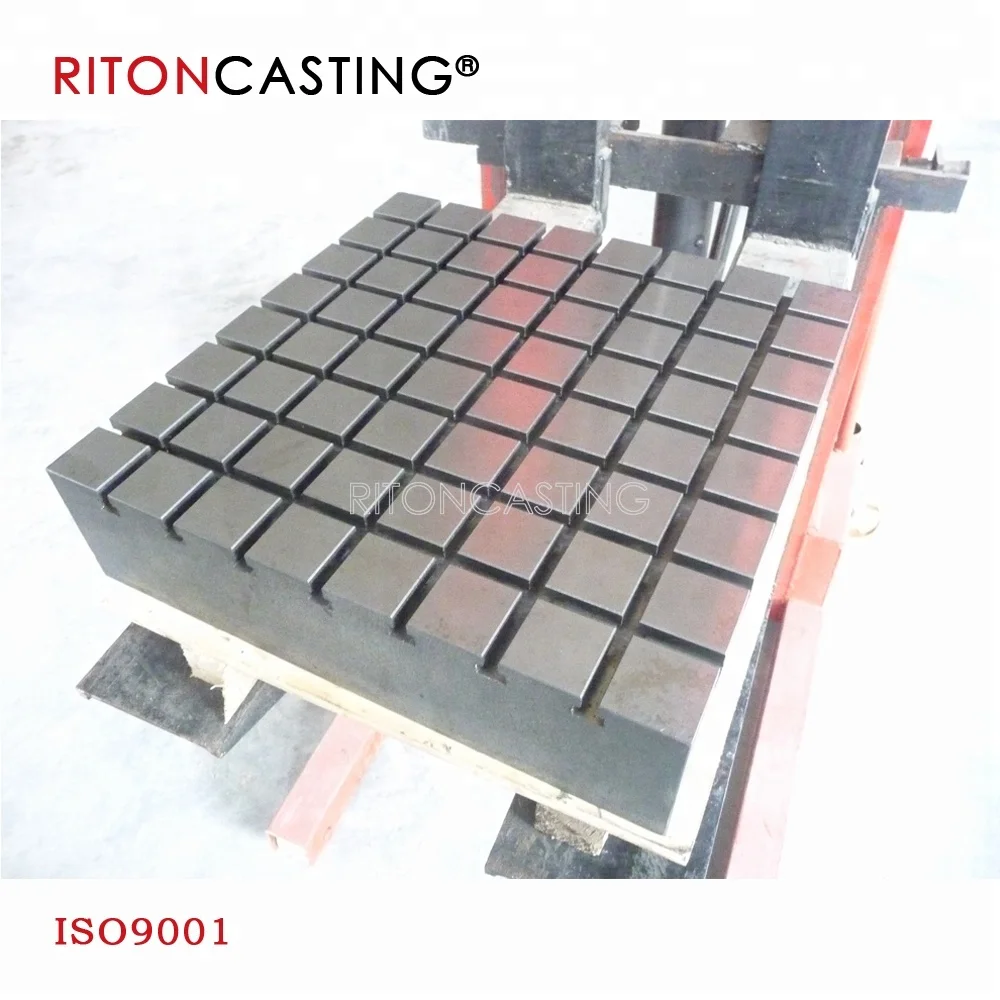 High Precision cast iron platform with T slots