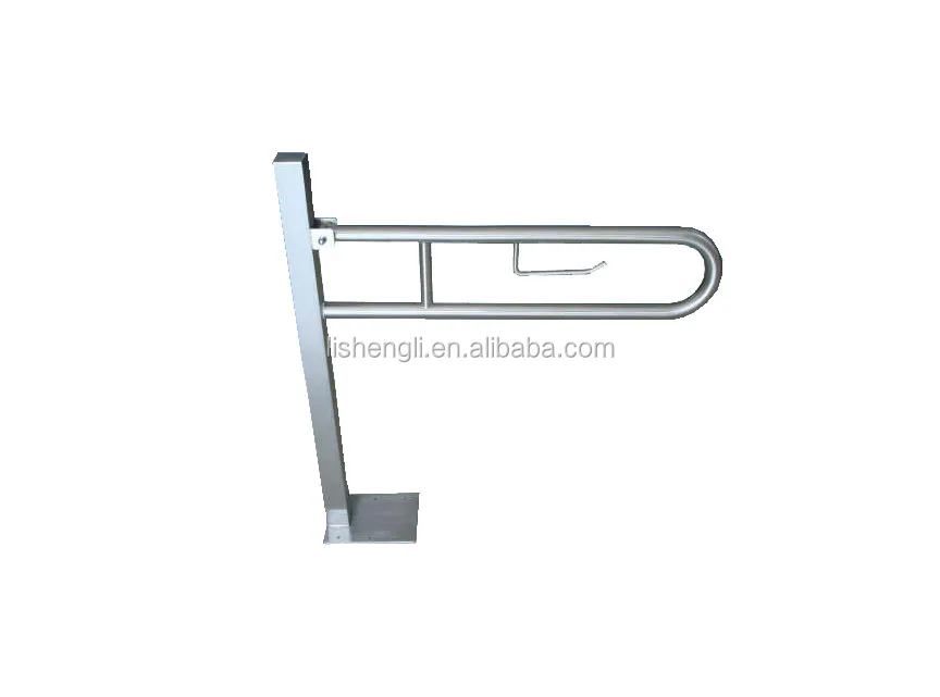 L shape grab bar /wall to floor grab rail