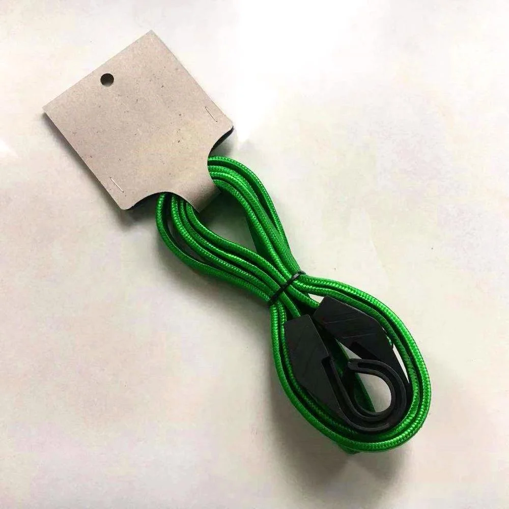 Green bungee cord/plastic hook thick bungee cord/flat bungee cords