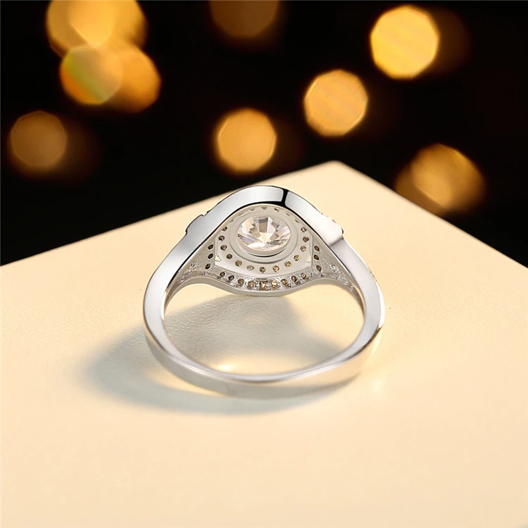 Best Selling Qings Brass Ring Plated Platinum Ring For Women