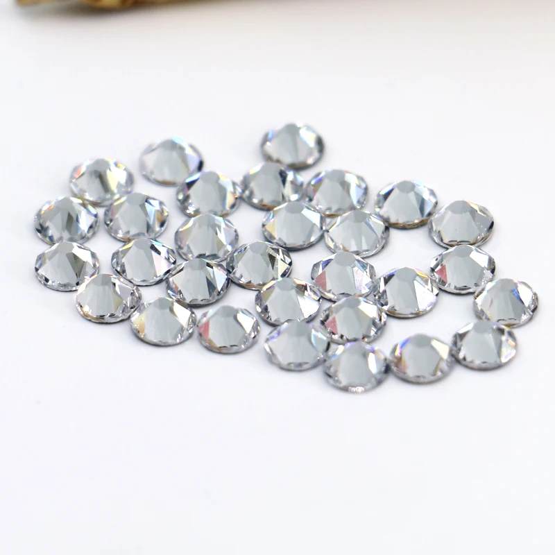 XULIN Supply Excellent 16 Cut Facets Hotfix cristal Stones Iron On sparkles Rhinestones Quality Crystal Hot Fix Rhinestones