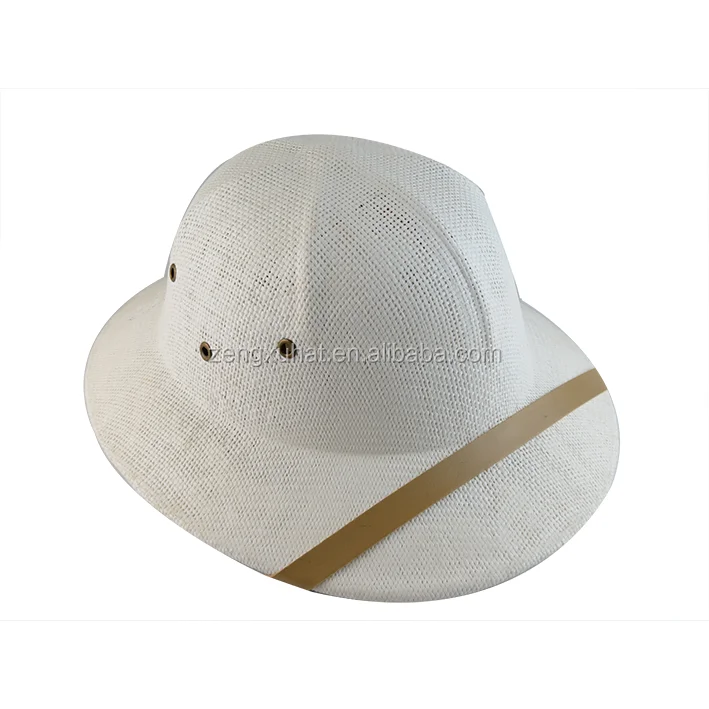 Adults Jungle Safari Helmet Hat Pith Explorer Zoo Keeper Straw Hats Fancy Dress Costume