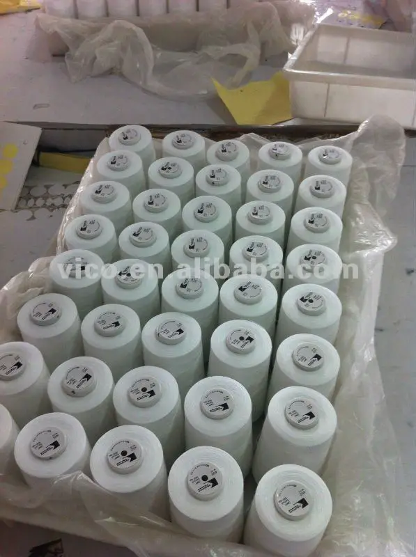 VERY GOOD QUALITY 100% POLYESTER 40S/3 SEWING THREAD