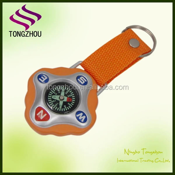 Mini keychain compass