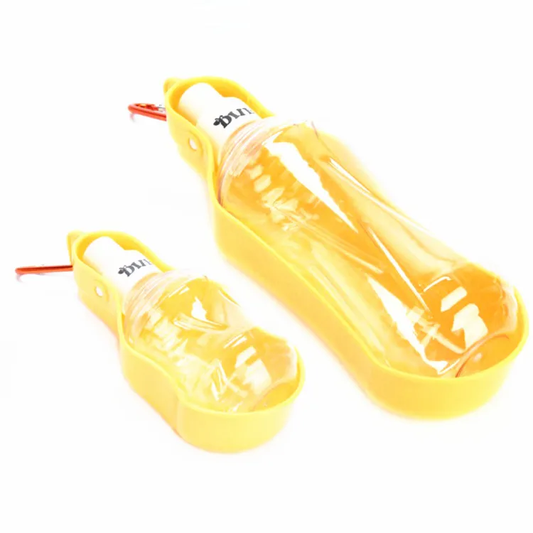 Outdoor Pet Travel Walking Drinking Portable Dog Water Bottle with Carabiner