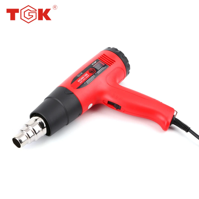 TGK HG3320E 2000W Customizable rear cover temperature regulating digital display hot air heat gun